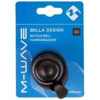 Glocke Mini Bella Design, schwarz, Messingschlager, 420066