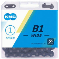 Kette KMC B1 Wide, 112 Glieder, schwarz, Karton, KMC, 303785