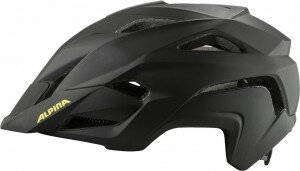Fahrradhelm Alpina Kamloop schwarz/neongelb matt, Gr.51-55cm
