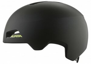 Fahrradhelm Alpina Hackney schwarz/neongelb matt, Gr.51-56