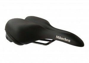 Bequemsattel P&P München 089 schwarz, Uni, 265x195 mm, 624g