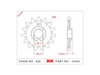 RK Antriebsritzel "4520-7Q" 520, Stahl, Offroad...
