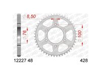 AFAM Kettenrad "12227" 428, Stahl 52 Zähne