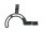 HESLING Halter "Velo" 2-Punkt-Befestigung vorne, o 38 Zähne, schw