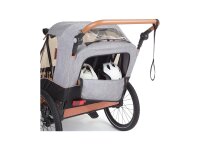 BOBIKE Kinderanhänger Trailer & Stroller Alu grau / blau