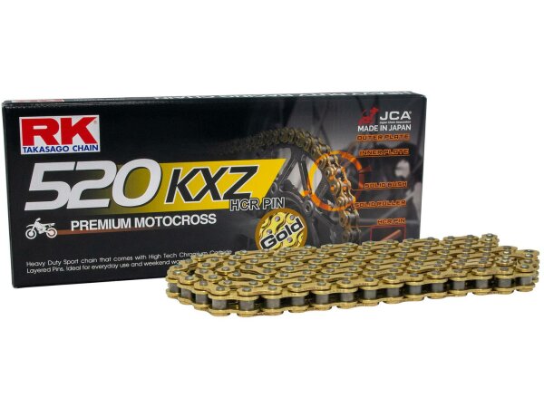 RK Kette "GB520KXZ" 5/8 x 1/4, Premium Motocross K 110 Glieder, C