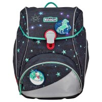 Scout Schulranzenset Alpha Exklusiv LED Set 4tlg. Sternenhimmel