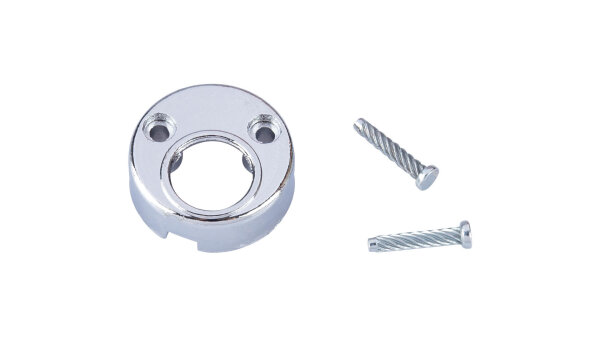 Lenkschlossdeckel CIF rund Chrom