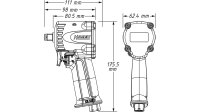 HAZET Schlagschrauber "9012M-1" Druckluft,...