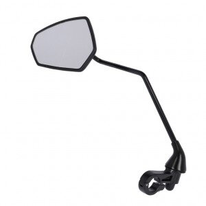 Ergotec Rückspiegel M-77LV - 120x80-55, langarm, Linksmontage, einklappbar, schwarz