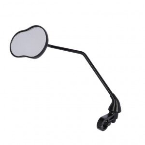 Ergotec Rückspiegel M-99LV - 121x78-66, langarm, Linksmontage, einklappbar, schwarz matt