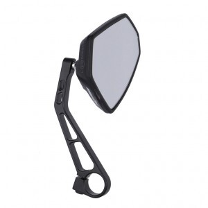 Ergotec Rückspiegel M-77 - 120x80-55, kurzarm, Links-Rechtsmontage, E-Nummer, schwarz