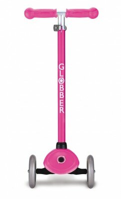 Scooter Globber Primo Lights neon pink mit Leuchtrollen