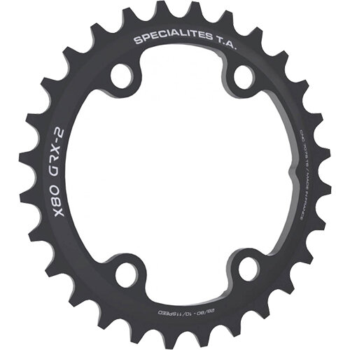Kettenblatt X80 GRX-2 Gravel, 32 schwarz, innen, 10/11-f, TA, PL-480801G9-32