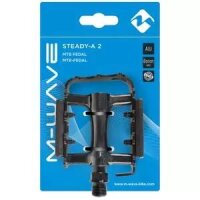 Pedale Steady A2, E-Bike, Rahmen schwarz, Messingschlager, 311108