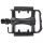 Pedale Steady A2, E-Bike, Rahmen schwarz, Messingschlager, 311108