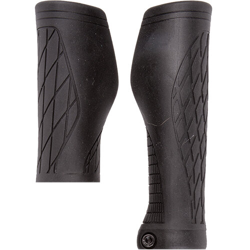 Griffe M-Wave Cloud Ergo Fix , Paar 132mm/132mm, schwarz, Messingschlager, 410054