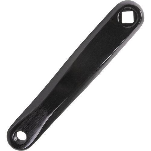 Kurbel, links 175mm, Aluminium, schwarz, Messingschlager, 352688