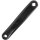 Kurbel, links 175mm, Aluminium, schwarz, Messingschlager, 352688