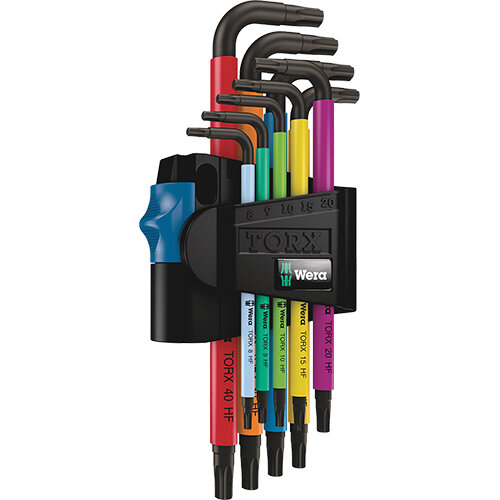967/9 TX SL Multicolour HF 1 Winkelschlüsselsatz, Wera, 9-teilig, Wera, 05024179001