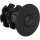 Klemme f. Ahead 1 1/8" kompl., Alu, flach, Kappe schwarz-sand, Humpert, 05639300
