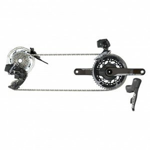 Schaltgruppenset Sram Red eTap AXS 2x12s HRD,2P-PM,160-6L, inkl. Akku + Ladegerät
