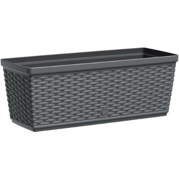 emsa Blumenkasten AQUA PLUS CASA MESH, (B)500 mm, granit