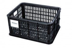 Gepäckträgerkorb CRATE S Multi System, Basil, schwarz, Basil, 21110