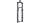 ROCKSHOX Federgabel "ZEB Ultimate RC2" 2 grau, 180 mm Federweg