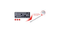 KS-TOOLS Verlängerungssatz 1/4"+3/8"+1/2", Vierkan 9-tlg.