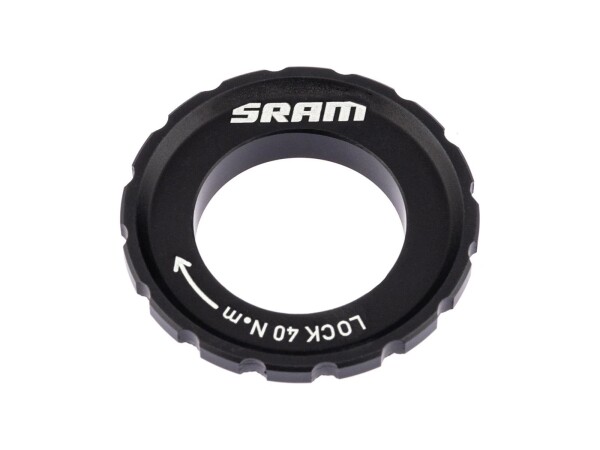 SRAM Lockring SB-verpackt, Befestigungsschraube mi schwarz