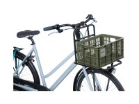 BASIL V.R.-Korb "Crate S" Kunststoff, Volumen: 17  moss green