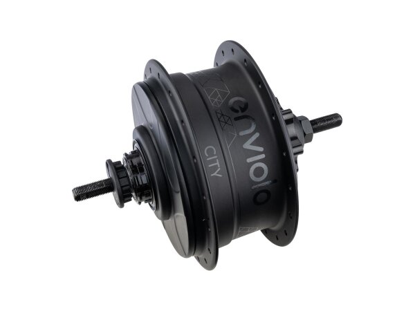 ENVIOLO Getriebenabe "CT" Leerlauf, schwarz matt W 36 Loch, Schei