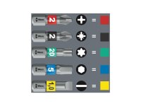 WERA Bitsatz "Kraftform Kompakt Stubby" Bit-Handha "Bicycle Set 5