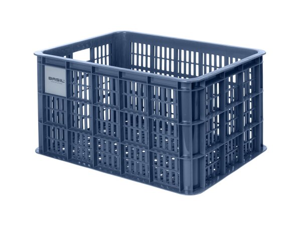 BASIL V.R.-Korb "Crate L" Kunststoff, Volumen: 40  bluestone