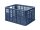 BASIL V.R.-Korb "Crate L" Kunststoff, Volumen: 40  bluestone
