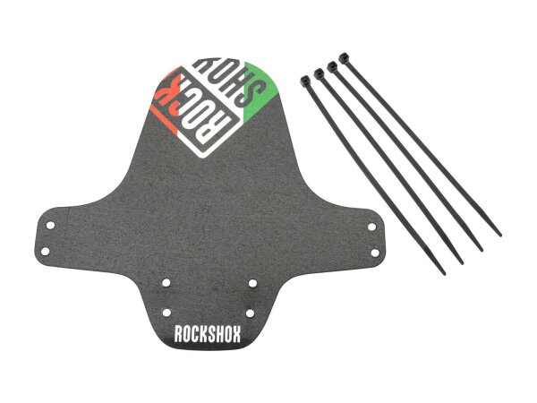 ROCKSHOX Steckradschutz "Fender" Kunststoff Passen schwarz / Flag