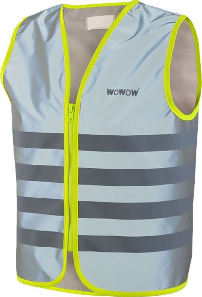 WOWOW Reflex-Kinderweste "Fun Jacket" SB-verpackt, silbergrau ref