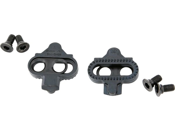 SHIMANO SPD-Schuhplatten "SM-SH51" SB-verpackt Mit schwarz, ohne 