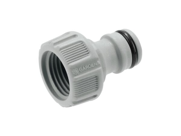 GARDENA Verbinder  Anschlussmöglichkeite Hahnverbinder, 1/2", Anti-Splash
