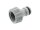 GARDENA Verbinder  Anschlussmöglichkeite Hahnverbinder, 1/2", Anti-Splash