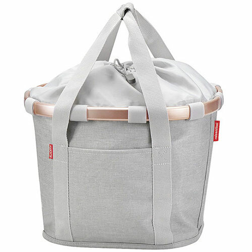 Vorderradkorb BIKEBASKET, KLICKfix, twist sky rose, Asista, 0303TR
