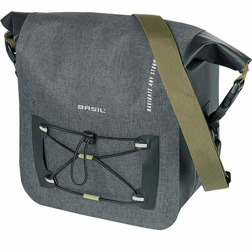 Lenkertasche NAVIGATOR STORM KF, 10-11 Liter, Basil, schwarz, Basil, 18272