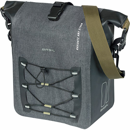 Seitentasche NAVIGATOR STORM M 12-15 Liter, Basil, schwarz, Basil, 18264