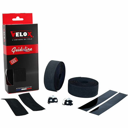 Lenkerband Velox Maxi Cork GEL, schwarz, Karton mit Stopfen, Velox, G678K02