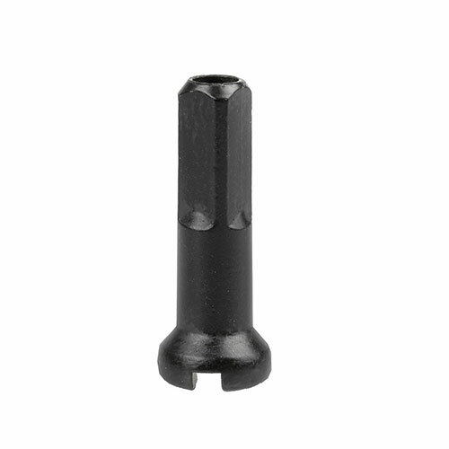 Nippel Messing schwarz, L = 14,0mm, Ø = 2,0mm, cnSpoke, 100 Stück, Messingschlager, M28016501