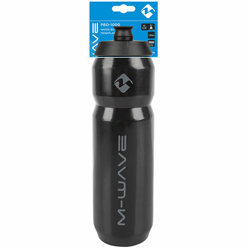 Trinkflasche PBO 1000, 1.000 ml, M-Wave, schwarz, Messingschlager, 340440
