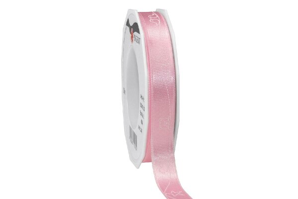 PATTBERG Geschenkband Baby Love 15mmx20m rosa