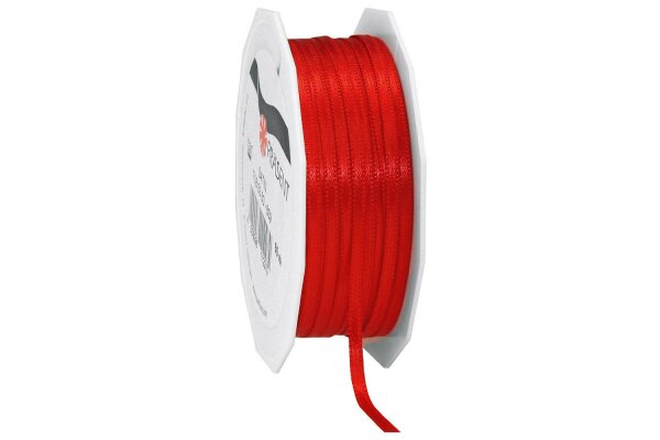 PATTBERG Doppelsatinband 3mm 50m rot