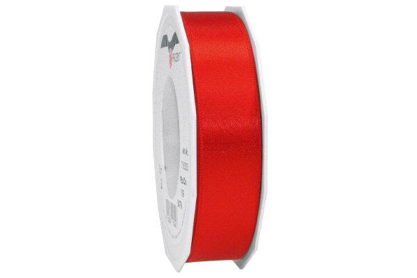 PATTBERG Doppelsatinband 25mm 25m rot